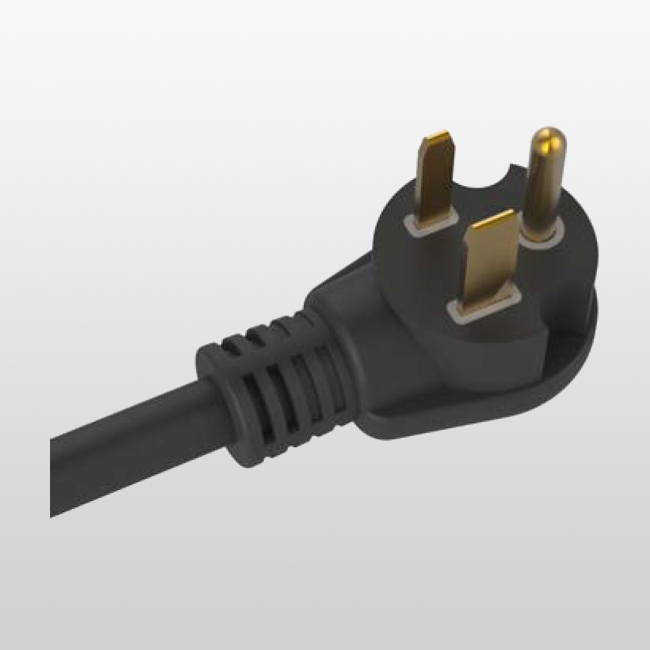 LA008C 2 pole 3 wire Grounding Plug