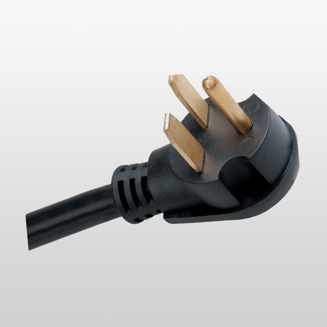 LA008E 2 pole 3 wire Grounding Plug