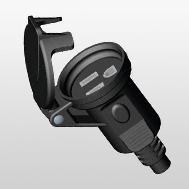 LA04WL/LA05WZ Outdoor U se Waterproof Plug and Receptacle 2 pole 3 wire