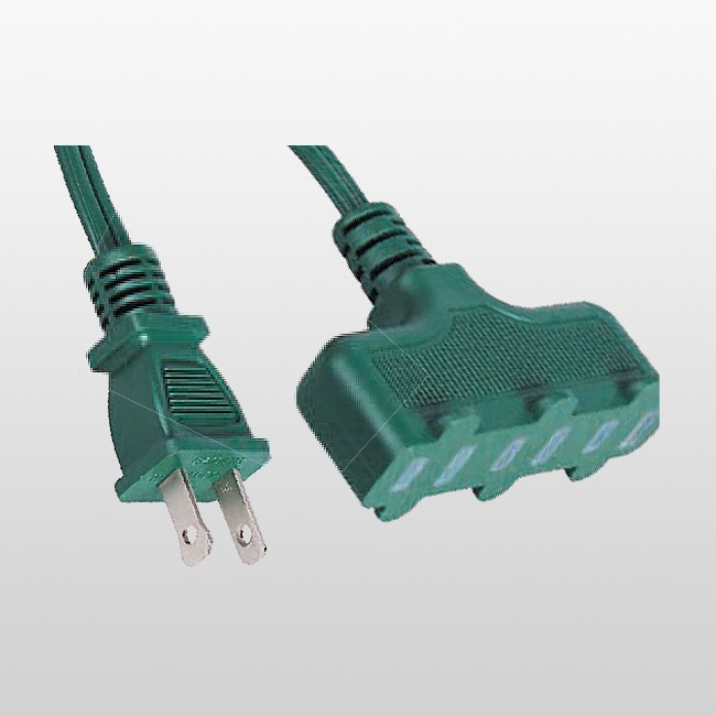LA001A/LA002T 3-Outlet 2-Conductor Extension Cords 1-15P Suitable for use with outdoor appliances Store indoors while not in use Outdoor extension cord