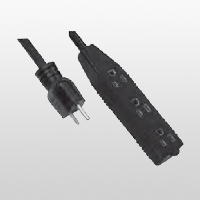 LA004H/LA052D LA083A 3-Conductor 3-Outlet Banana 5-15P 15A 125V~