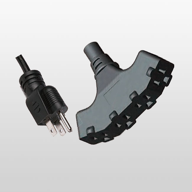 LA004H/LA052QA 4-Outlet 3-Conductor Cord Set 5-15