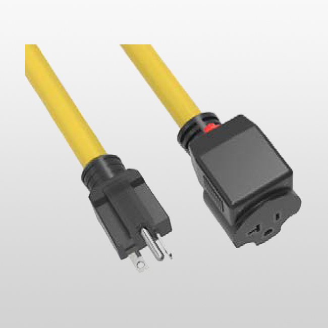 LA007E/LA007DA single-Outlet 3-Conductor Cord Set with 5-20