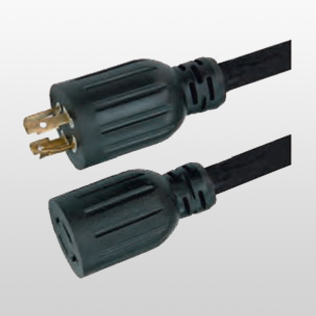 LA045A/LA046A 125/250V~ 4-Conductor L14-20 Extension Cords