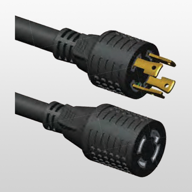 LA047B/LA048B 125/250V~ 4-Conductor L14-30 Extension Cords