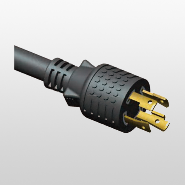 LA047B 4-Conductor Locking Cord L14-30 Generator Power Cord