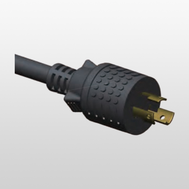 LA060B 3-Conductor Locking Cord L5-15