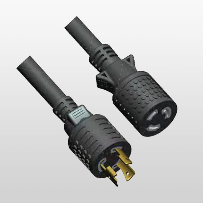 LA1020PA/LA1020RA L10-20Extension Cords 125V/250V~