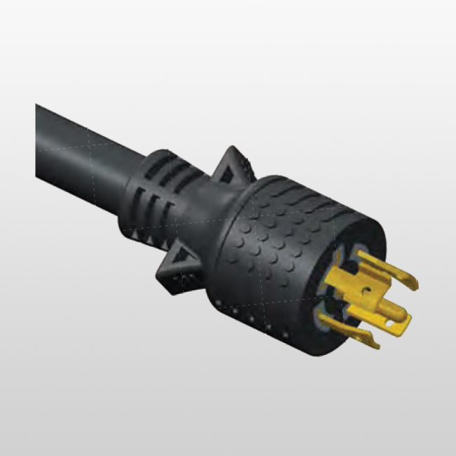 LA2120PA 4-Conductor Locking Cord L21-20 Generator Power Cord