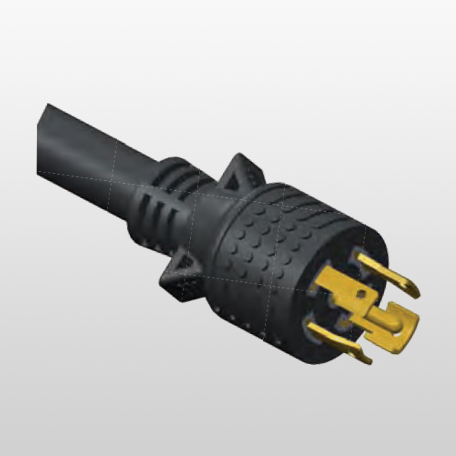 LA2130PA 4-Conductor Locking Cord L21-30 Generator Power Cord