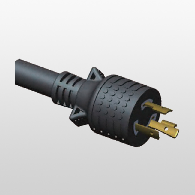 LA720PA 3-Conductor Locking Cord L7-20 Generator Power Cord