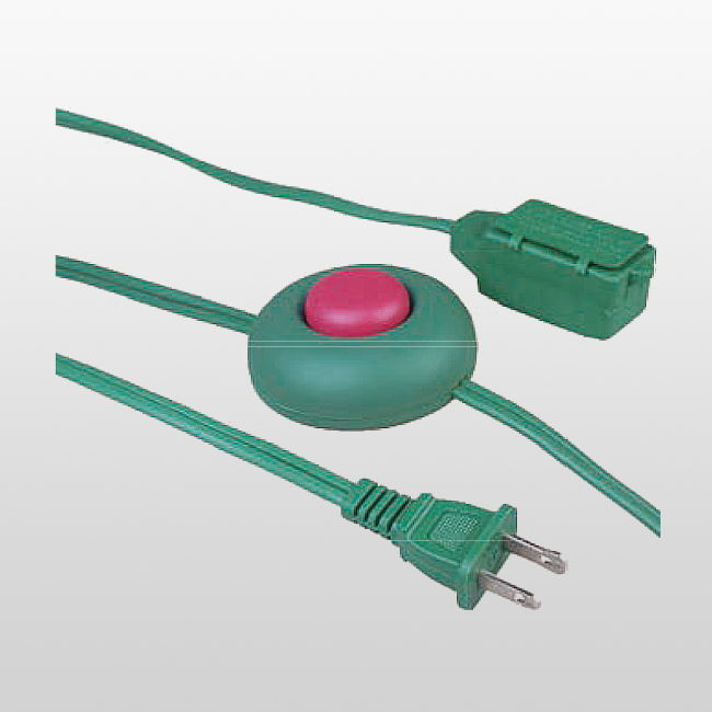 LA001C/J-14B/LA002H THREE-OUTLET Footswitch Cord with Light SPT-216AWG*2C