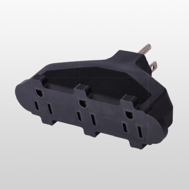 LA054A Heavy Duty 3-Outlet Adaptor RV Adapter
