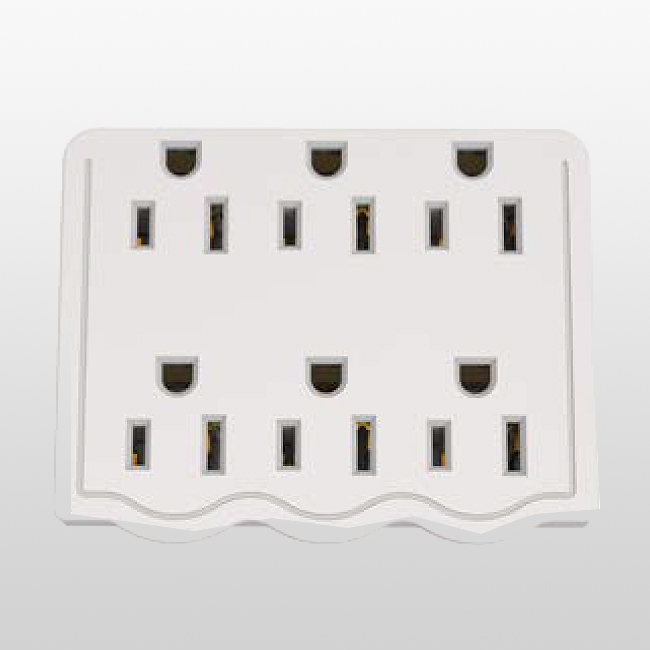 LCU06D Heavy Duty 3-Outlet Adaptor RV Adapter