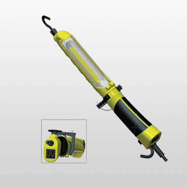 LHU08C/LHU08CZ  SJT/SJTW 16AWG*2C Length Min.6FT SJT/SJTW 18AWG*3C (with overcurrent protection ) Length Min.6FT Portable Luminaires