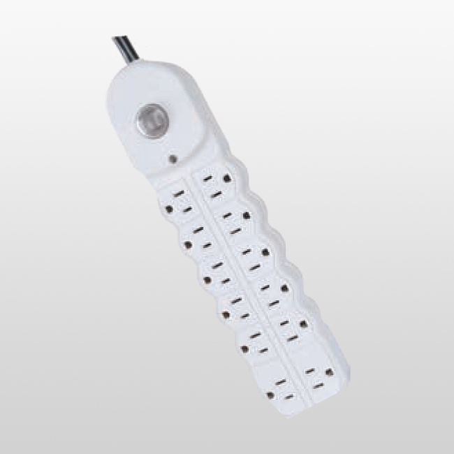 LPU12 12 Outlet Home Electronics Power Tap NEMA 5-15 Power Tap