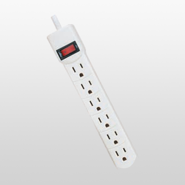 LPU6C 6 Outlet Home Electronics Power Tap