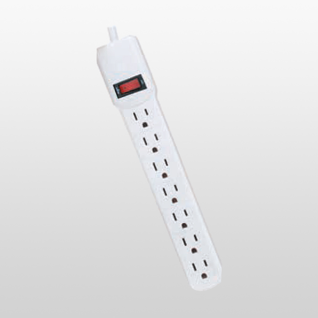 LPU7DS 7 Outlet Home Electronics Suger Protector Power Tap