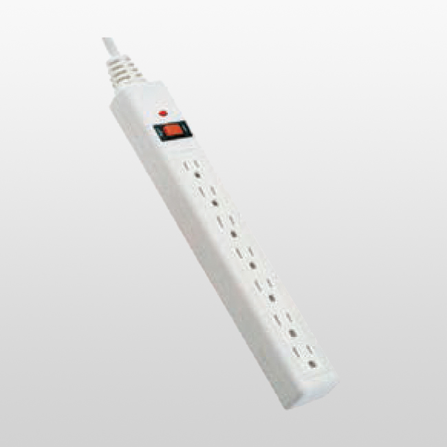 LPU7S 7 Outlet Home Electronics Super Protector Power Tap