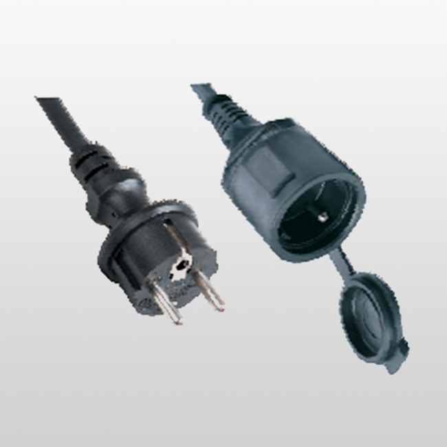 LA017D/LA018E Cord extension set with Splash-proof lid
