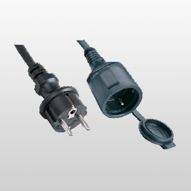 LA017D/LA03ZD European Cord extension set