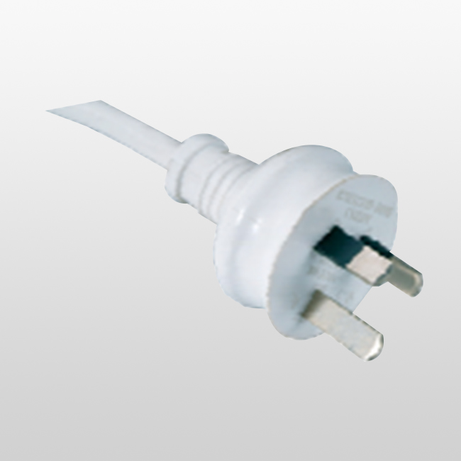 LA020A 3-conductor Non-rewirable Plug Power cord for Europe ， UK and Australia