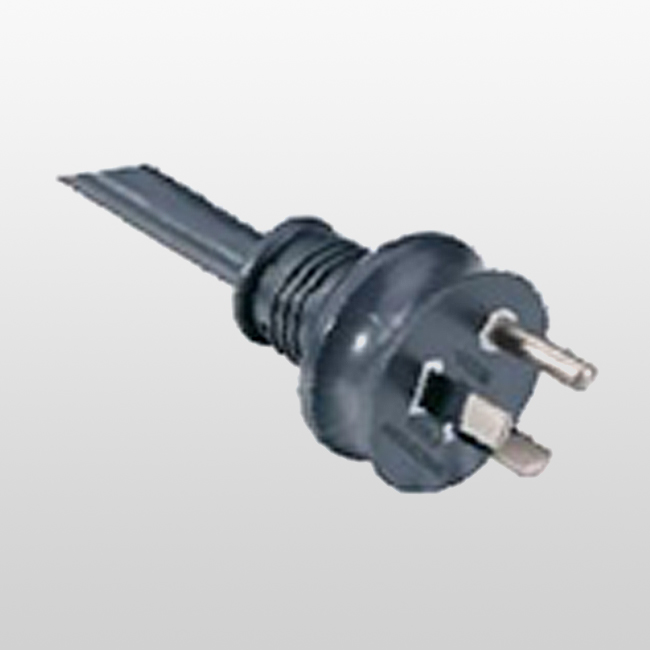 LA020B 3-conductor Non-rewirable Plug Power cord for Europe ， UK and Australia