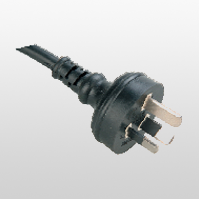LA020E 3-conductor Non-rewirable Plug Australian Power Supply Cord