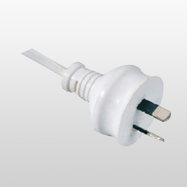LA022A/LA022B 2-conductor Non-rewirable Plug Australian Power Supply Cord