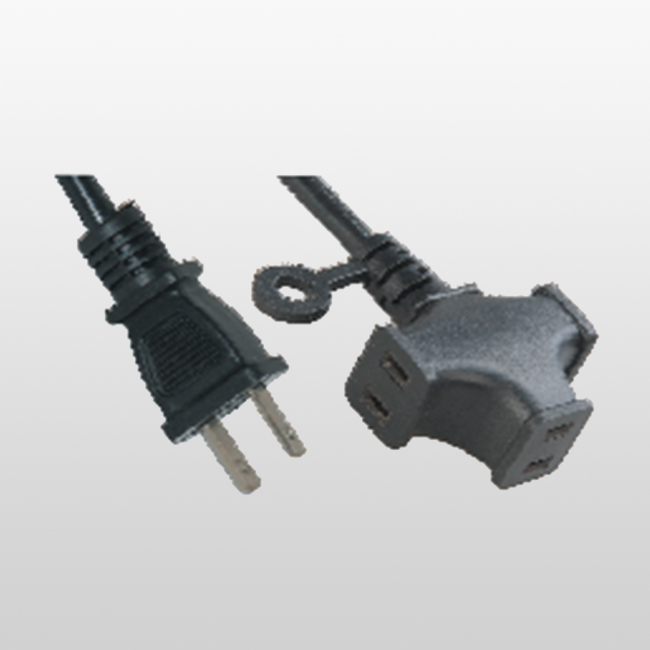 LA033A/LA035A 2- conductor Extension Cords with 3- outlet
