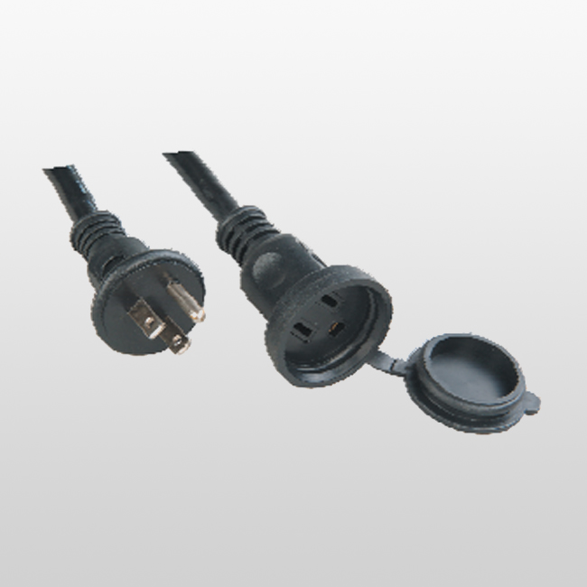 LA034B/LA036B 3- conductorExtension Cords with water proof