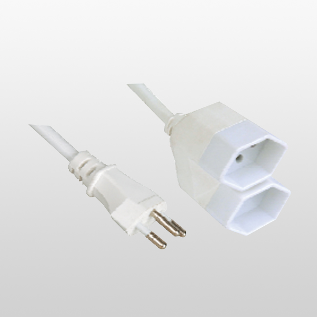 LA113H/LA111B 2-way socket outlet without shutter