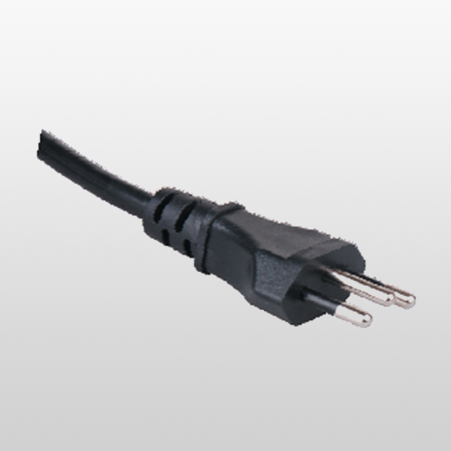 LA141A UC Non-rewirable 2p+T Plugs Power cord for north America