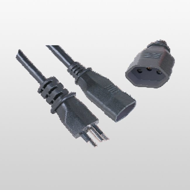 LA142A/LA142R UC 2P+T extension cord without shutter