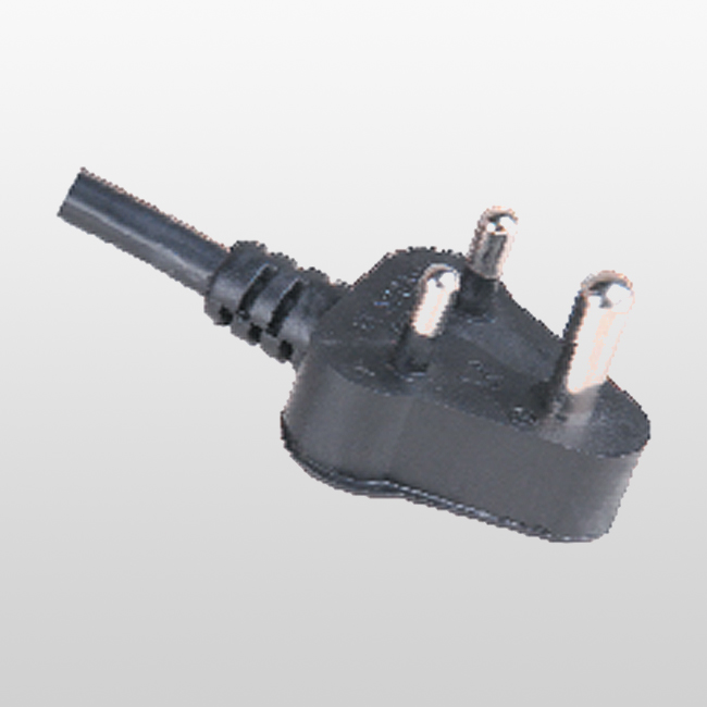 LA150B South Africa Non-rewirable 2P+T Plug with insulation Pin