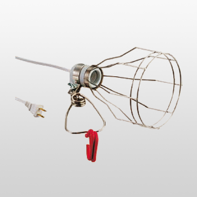 LAU01 2 Conductor Clamp Lamp 5 1/2~ A-21 Lamp Portable Luminaires