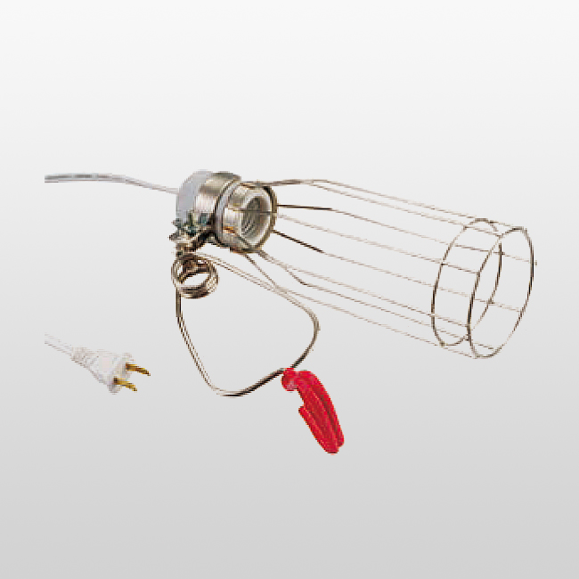 LAU02 2 Conductor Clamp Lamp 3 1/2~ A-19 Lamp Portable Luminaires