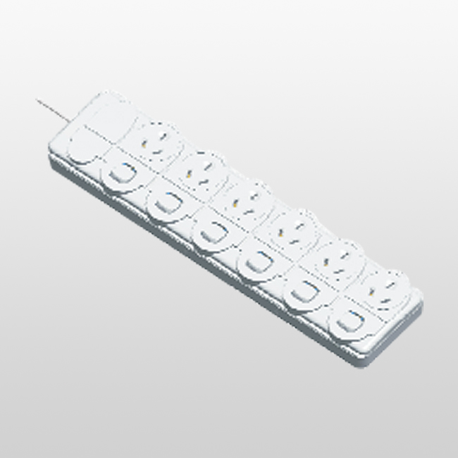 LPA06K 6 Outlet device with switch and a curcuit-breaker