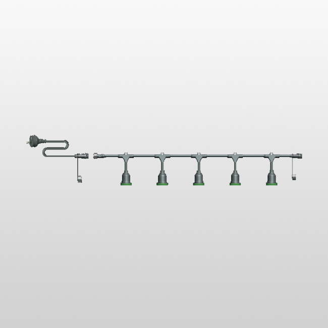 LSA-24IP Class II IP44 Max. 24*15W Max.15W type A or type S lamps Australian Lighting String