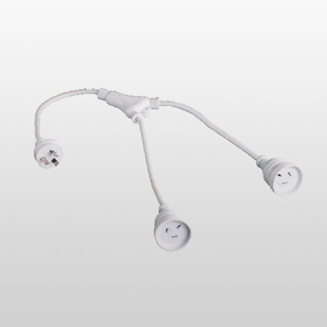 Y-ADAPTER Plug Optional:LA020A , LA020E,LA020H,LA020C,LA020HD Outlet Optional:LA023A ,LA023C